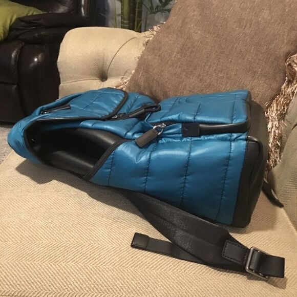 MICHAEL KORS BROOKLYN QUILTY LARGE BACKPACK LAPTOP SCHOOL WORK VACATION … - Picture 11 of 13